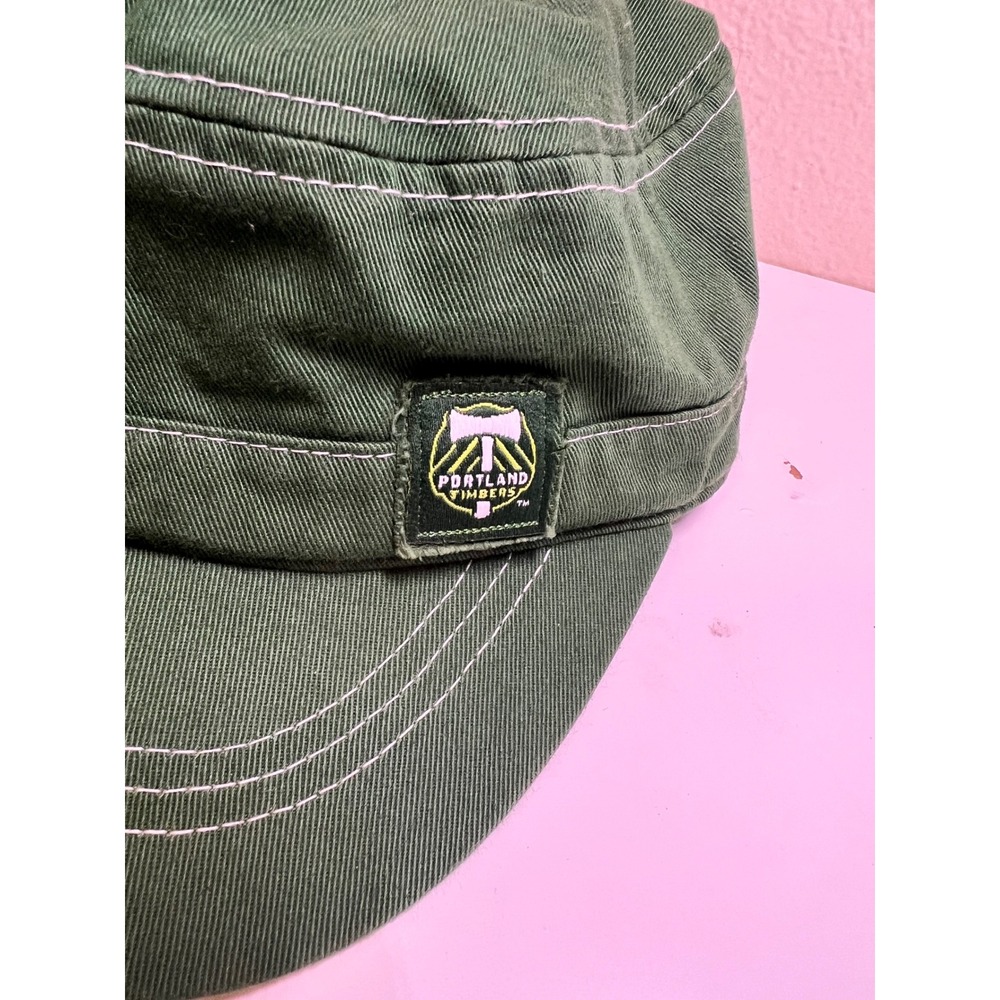 Adidas OSFM Portland Timbers Cadet Hat Green Rhinestone MLS Soccer Cap - Picture 3 of 6